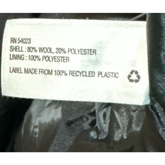 Gap Womans Wool Toggle Coat Duffle Jacket Size L Collared‎ Vintage - Picture 4 of 5